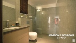 Godrej Palm Retreat clubhouse and amenity zone under development in Sector 150